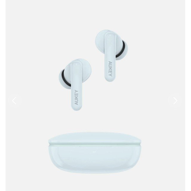 AUKEY wireless earbuds in white